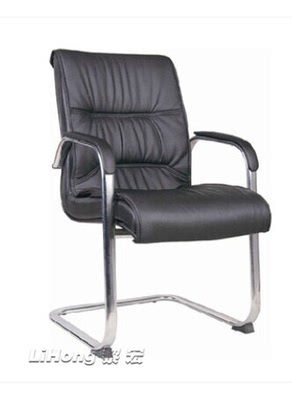 办公家具办公职员椅会议椅会客椅固定椅钢制弓形椅子皮质电脑椅
