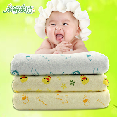 婴儿宝宝纯棉毛隔尿垫巾 超大卡通成人防水床单月经垫夏可洗包邮