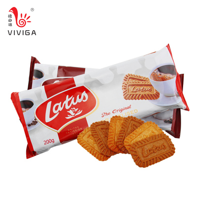 VIVIGA进口风味焦糖饼干黑糖饼干 咖啡伴侣点心休闲食品零食礼包