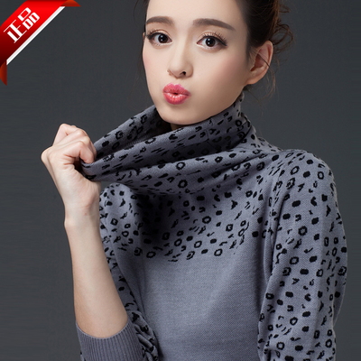 2015冬季新款韩版女装高领打底羊毛衫长袖套头羊绒衫大码加厚毛衣