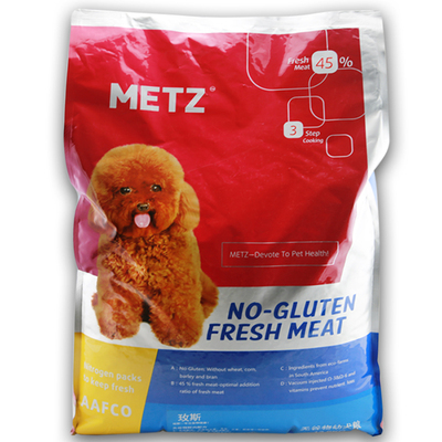METZ/玫斯天然无谷物鲜肉成犬粮30磅/13.6公斤 比熊 泰迪 雪纳瑞