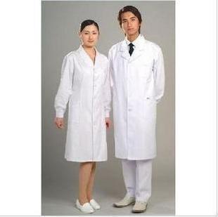 白大褂长袖半袖男女 医生护士加厚工作服美容师服 实验室医师制服