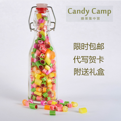 澳洲进口工艺candy camp正品纯手工糖果创意切片糖lab可乐瓶包邮