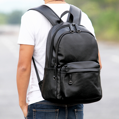 那非 韩版潮包书包电脑包背包男士双肩包 旅行包时尚包休闲包男包