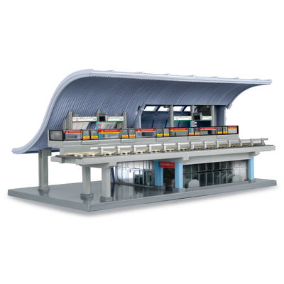 广州地铁 海傍站站台场景建筑模型仿真工艺收藏品列车站台
