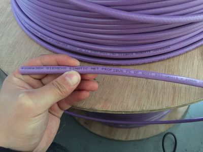 原装西门子总线电缆 Profibus 双芯 原装进口 6XV1830-0EH10 紫