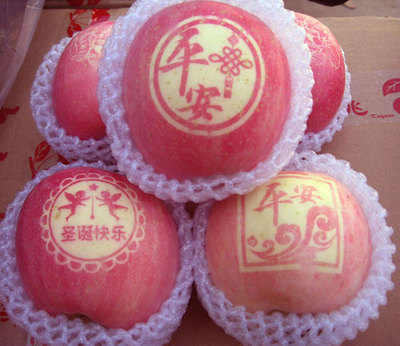 山西特产红富士艺术帖子苹果10斤精品礼盒装！