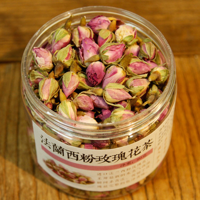 法兰西粉玫瑰花茶 法国进口千叶玫瑰美颜花草茶清新口气养生茶