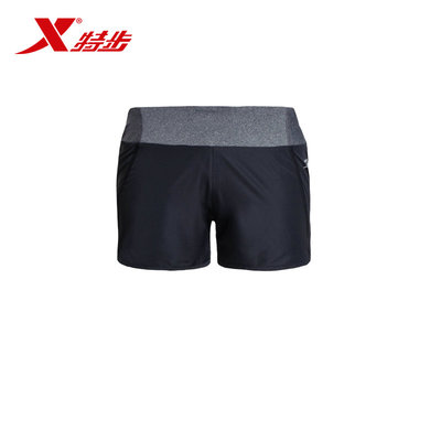 男装运动裤夏装黑色运动裤XTEP/特步XSL浅绿色短裤