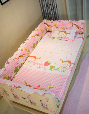 包邮儿童床围，宝贝床围，面卡通棉布安全床围可拆洗