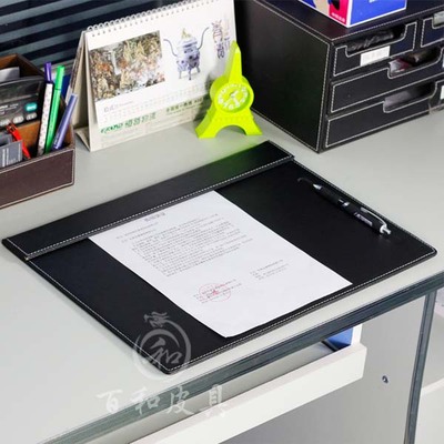 特价黑色高档皮质办公写字桌垫餐垫电脑书写板创意新品酒店前台垫