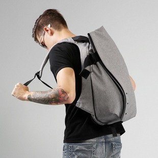 CAI FASHCN法国简约双肩包男士15寸电脑包潮流背包大容量旅行背包