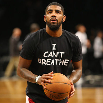 新款 I CAN'T BREATHE 不能呼吸 NBA 球星同款篮球服 短袖T恤大包