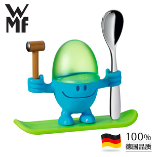 【99聚】德国WMF儿童鸡蛋杯两件儿童餐具玩具蛋托不锈钢勺子蛋勺