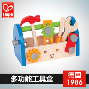 Hape仿真工具箱 宝宝儿童益智早教玩具1-2岁3岁4岁5男孩拼装组装