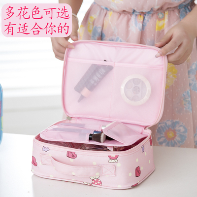 可爱旅行化妆品包小号便携迷你韩国简约少女心口红护肤品收纳包袋