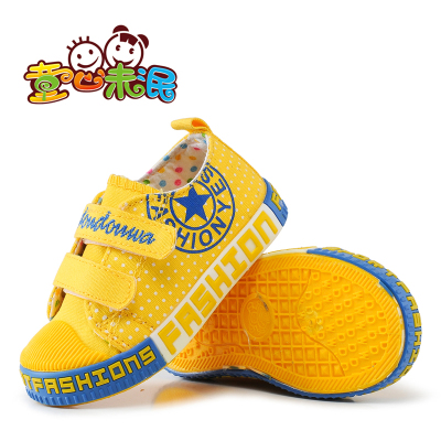 儿童帆布鞋宝宝学步鞋2015新款婴儿女宝童鞋1-3岁幼儿板鞋韩版潮