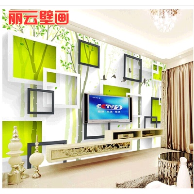 大型壁画电视背景墙3d欧式立体无缝壁纸客厅卧室简约无纺布墙纸