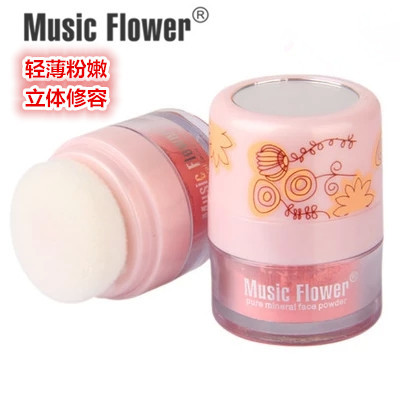 MusicFlower/沁彩蘑菇头立体胭脂腮红修容服帖易上色粉质细腻彩妆