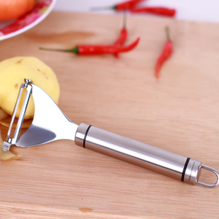 厨房水果刀德国304不锈钢削刮皮刀 果蔬刨皮器多功能小工具
