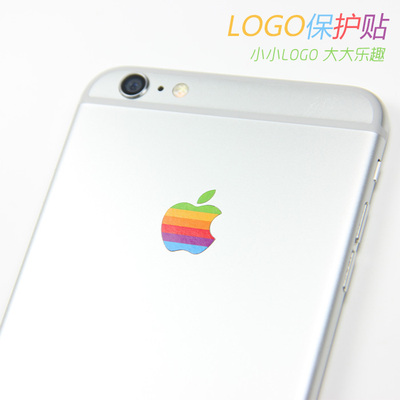 iphone6s 5s彩膜苹果6logo贴diy苹果6plus贴纸装饰苹果手机创意贴