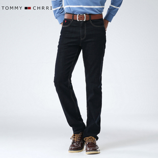 汤美克里 TOMMY CHRRI美式休闲四季牛仔裤男士直筒修身牛仔裤长裤