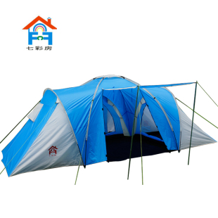 大型的四季遮阳挡雨帐篷，多人帐篷，三室一厅帐篷，户外野营帐篷