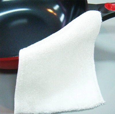 韩式竹纤维洗碗巾 不沾油抹布百洁布洗碗 刷锅巾中号 免用清洁剂