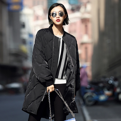 2015冬装新款韩版保暖棉衣女加厚长款棉服显瘦大码女装棉袄外套潮