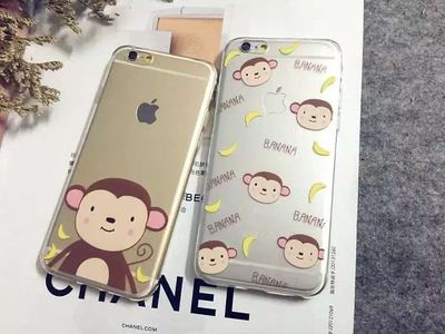 包邮手机壳新年款 超薄tpu 超萌猴子 猴子手机壳 iPhone6/6