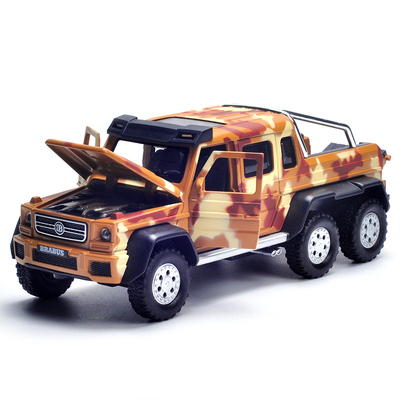 卡威玩具合金皮卡车模型 儿童玩具车模仿真1:32声光回力小汽车