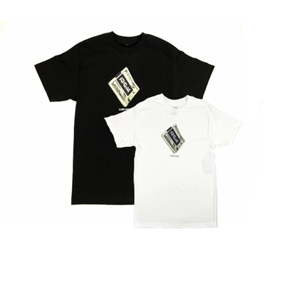 DGK美国街头滑板潮牌嘻哈风棉质透气吸汗短袖T恤黑白2色美金图WSP