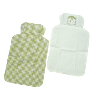 拉比 LPGCD21901牵手熊吸汗巾（2个装）宝宝垫背巾纯棉