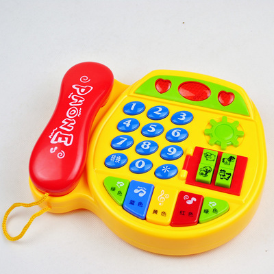 婴幼儿童电话机玩具 正品博尔乐启蒙宝宝益智早教教具