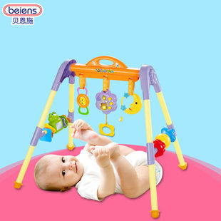 贝恩施多功能婴儿健身架0-1岁宝宝早教儿童玩具婴儿 音乐健身架