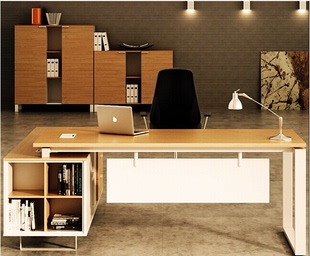 板式办公家具特价钢木老板桌办公桌大班台主管经理桌时尚现代简约