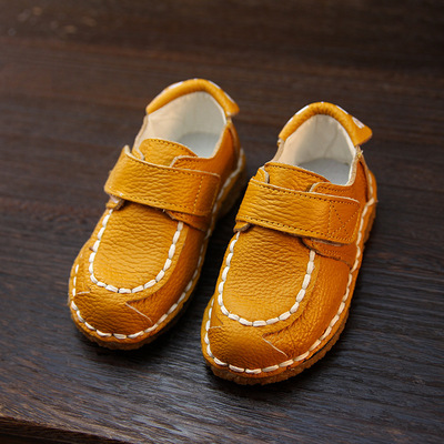 童鞋男童皮鞋真皮秋季新款1-2-3岁宝宝豆豆鞋儿童小童单鞋板鞋潮