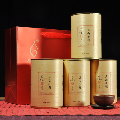 2015年春茶 正山小种红茶特级400g 武夷山桐木关野生茶叶散装罐装