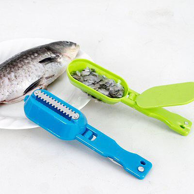 创意不锈钢鱼鳞刨 刮鱼鳞器 厨房用品小工具鱼鳞刷刮鱼器 刮鳞器