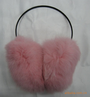 冬季保暖韩版兔毛毛耳套细架子耳捂  优质毛毛耳套