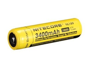 包邮NiteCore 奈特科尔 18650电池 充电带保护 3400毫安 NL189