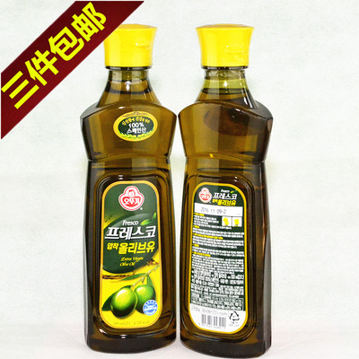 韩国进口食用油 烹饪油 奥士基/不倒翁 橄榄油 调和油 500ml包邮