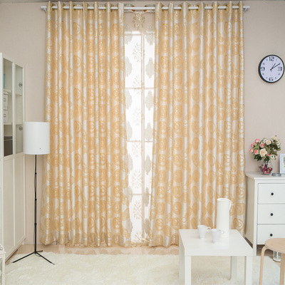 【熳莱雅】欧式大气奢华定制窗帘成品客厅卧室婚房别墅遮光布特价