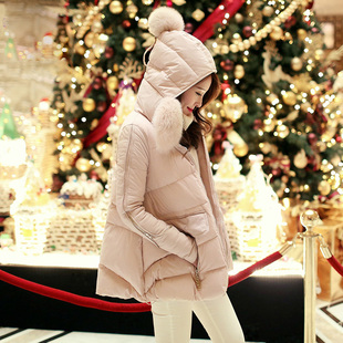 2015冬季新款韩版羽绒棉服女中长款修身棉衣女潮外套