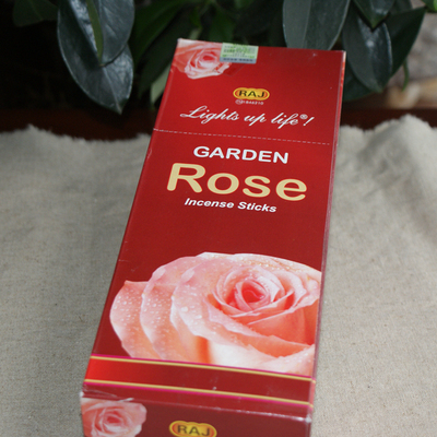 印度香 ROSE-红玫瑰 纯天然植物熏香 进口香薰 养颜美容 RAJ品牌