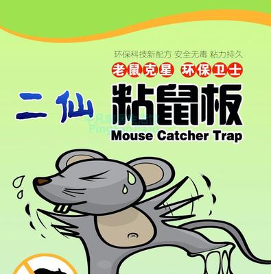 粘鼠板超强力大老鼠贴硬灭鼠胶灭老鼠板老鼠夹家用捕鼠器