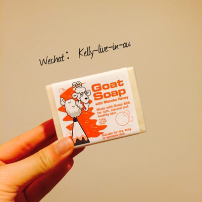 Kelly澳洲大代 澳洲预定Goat Soap麦卢卡蜂蜜羊奶皂天然奶香100g
