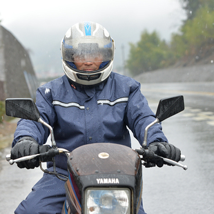 雨衣雨裤套装电动车摩托车骑行雨披服户外防水工作服加厚反光