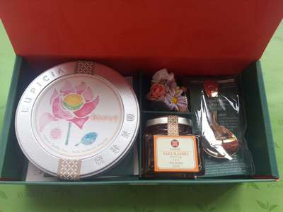 现货日本代购LUPICIA樱桃红茶蜜茶勺结婚生日教师节礼盒礼物