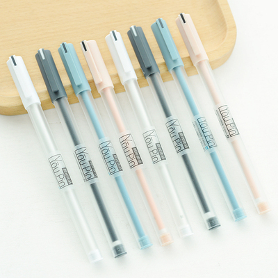 晨光文具 中性笔优品黑色0.35mm 水笔学习用品批发AGPA1704